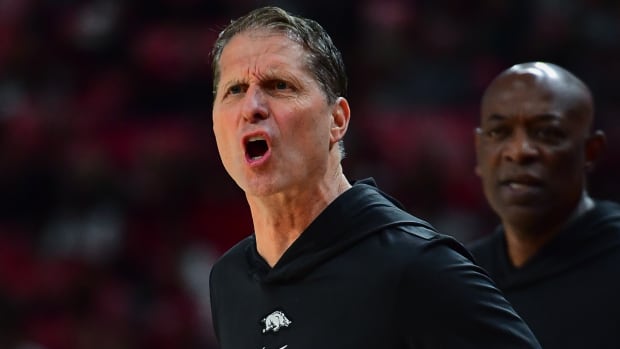 Razorbacks coach Eric Musselman against Texas A&M